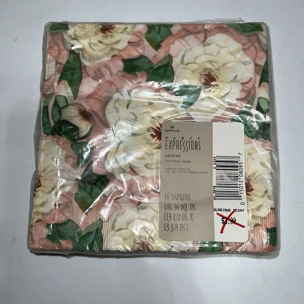 2 Packs Vtg Paper Napkins Beverage Hallmark Spring Easter Fruit Floral‎ Flowers